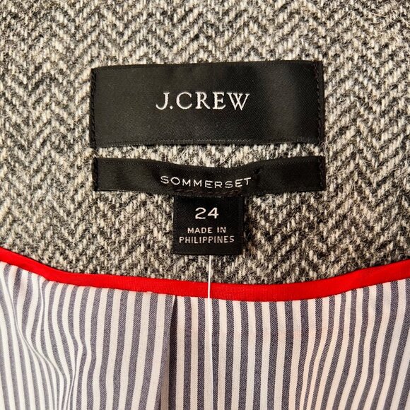 J.Crew Sommerset Blazer - Herringbone Wool, Size 24, NWT - Picture 5 of 5